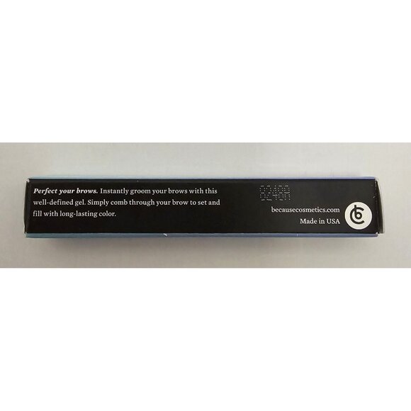 BeCause Cosmetics Perfecting Brow Gel Back to Black NEW in Box NIB - Picture 5 of 6